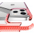 Чехол-накладка ITSKINS SUPREME PRISM для Apple iPhone 12/12 Pro (6.1) коралловый/черный